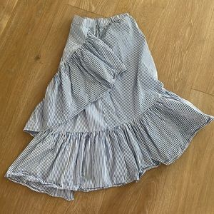 Gorgeous Palm Beach style high rise skirt that is either midi or long length